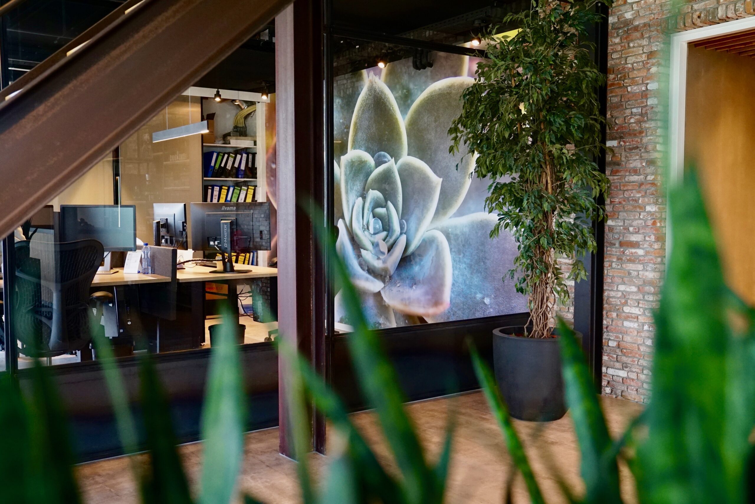 Industriële kantoorinrichting inspiratie