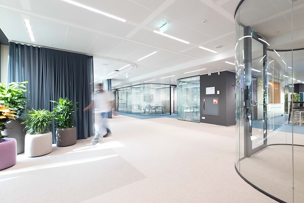 Kantoorinrichting trend 2025 - organische vormen